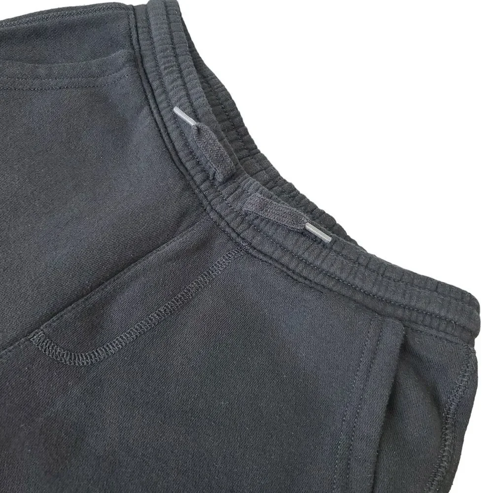 Old Navy Boys Fleece Jogger Black Shorts L (10-12)